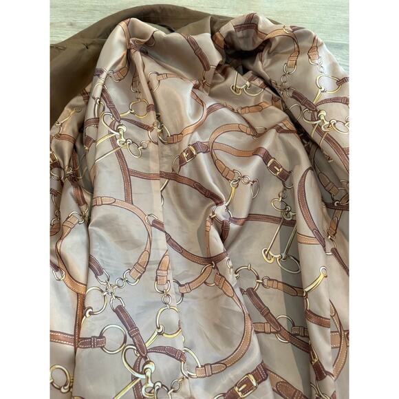 Ralph Lauren LRL Mid Length Trench Rain Coat Mocha Brown XL - Picture 6 of 7